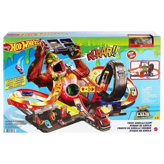 Mattel® Spielzeug-Auto Mattel HBY95 - Hot Wheels - City - Toxic Creatures - Gorilla Attacke + bunt