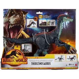 Mattel® Spielfigur Jurassic World: Sound Slashin' Spielfigur - Therizinosaurus bunt