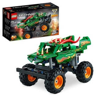 LEGO 42149 Technic Monster Jam Dragon, Monster Truck-Spielzeug für Jungen und Mädchen, 2in1-Rennwagen für Offroad-Stunts und als Geschenk für Kinder