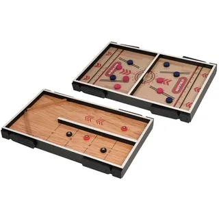 Philos 3244 - Shuffle Game & Speed Hockey Tischspiel mit Standfüßen Geschicklichkeitsspiel