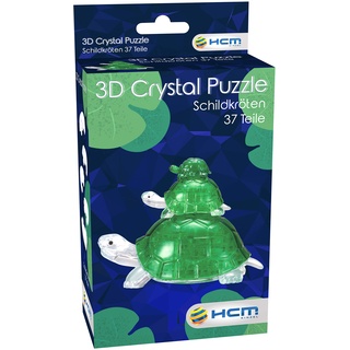 HCM Kinzel 59185 3D Crystal Puzzle-Schildkröten, Bunt