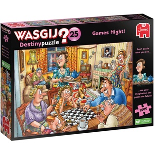 Wasgij Destiny 25 Puzzle - Spiel Nacht 1000 Teile