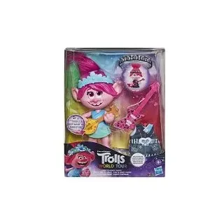 Hasbro - Trolls - Poppy singende Puppe mit 2 verschiedenen Looks