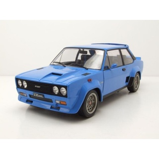 Solido Modellauto »Fiat 131 Abarth 1980 blau Modellauto 1:18 Solido«, Maßstab 1:18