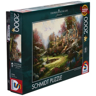 Schmidt Spiele 57453 Thomas Kinkade, Landsitz, 2000 Teile Puzzle