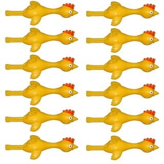 12 fliegende Hühner Flughuhn Flieger Spielzeug fliegendes Huhn Partyspiel Scherzartikel