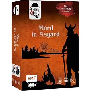 Crime & Dine – Das Krimi-Dinner-Set: Mord in Asgard: Krimi-Party für zu Hause mit Einladungen, Rollenheften, Lageplan, Hinweisen, Tischkarten, Rezepten, Kostümideen und mehr: Für 5–8 Personen