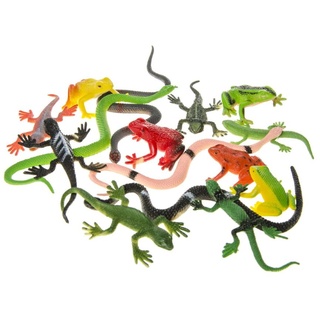 Kinderparty Reptilienfiguren - 12 Stück im Beutel Mitgebsel PTY_Mitgebsel