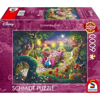 Schmidt Spiele Disney Mad Hatter's Tea Party (6000 Teile)