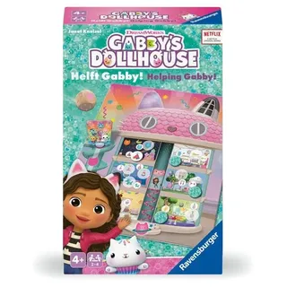 Ravensburger 24724 - Gabby ́ ́ ́ s Dollhouse - Helft Gabby! - Mitbringspiel für 2-4 Spieler ab 4 Jahren mit Gabby und ihren geliebten Kätzchen aus der Ki