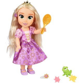 Disney Princess Singende Rapunzel Puppe 35 cm, singt „I See The Light“, inklusive Zubehör für mehr Spielspaß, perfekt Mädchen ab 3 Jahren, Lila