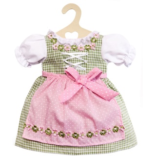 Heless 1111 - Fesches Dirndl, für Puppen, 1 von 2 Designs (zufällige Auswahl), Größe 28 - 33 cm