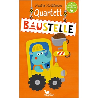 Kartenspiel Quartett - Baustelle 32-Teilig