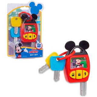 Famosa MCC18000 Mouse Mickey Schlüssel-Set, 2 Knöpfen, lustiges Geräusch, für Kinder ab 3 Jahren, bunt, Talla única