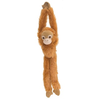 Wild Republic 15254 Hängende Plüsch Affen ca. 50cm - Orang Utan - Hellbraun