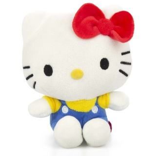 Tinisu Plüschfigur Hello Kitty Kuscheltier - 18 cm Plüschtier Kinder weiches Stofftier weiß