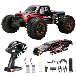 Flyhal X04 RC Auto 1:10 4WD Buggy Monstertruck mit 2,4 GHz ca. 52 km/h schnell,  Voll proportional Ferngesteuertes Truck Buggy Racing Auto