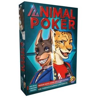HG010 - Animal Poker, Kartenspiel, für 3-5 Spieler, ab 10 Jahren (DE-Ausgabe)