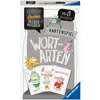 Ravensburger Verlag - Ravensburger 80353 - Lernen Lachen Selbermachen: Wortarten, Lernspiel, Kartenspi