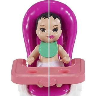 Mattel Barbie „Skipper Babysitters Inc.'' Geburtstag-Spielset mit Baby-Puppe (brünett) (M_GRP40)