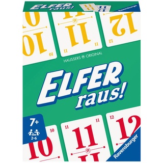 Ravensburger Elfer raus! Der Klassiker Kartenspiel 2 - 6 Spieler Spiel ab 7 Jahren für Kinder und Erwachsene