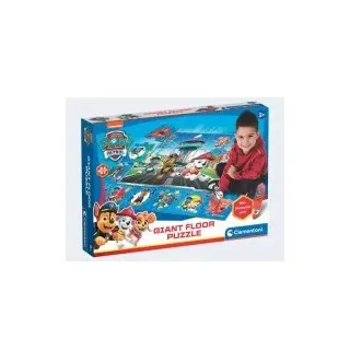 Clementoni 61970 - Quiz-Bodenpuzzle Paw Patrol (Jungen)