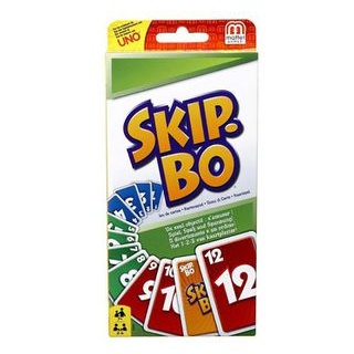 Skip-Bo Kartenspiel von Mattel, ab 7 Jahre, 2-6 Spieler