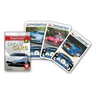 Piatnik Spiel, Familienspiel 4221 - Quartett Dream Cars, Kartenspiel, für 2-4..., Quizspiel / Wissensspiel