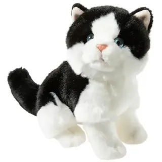 Heunec - Misanimo - Katze schwarz-weiß sitzend 24cm