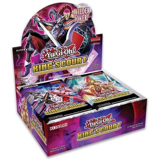Konami Sammelkarte Yu-Gi-Oh! Display - King's Court - Deutsches Sammelkartenspiel, 24 Yugioh Boosterpacks 1. Auflage