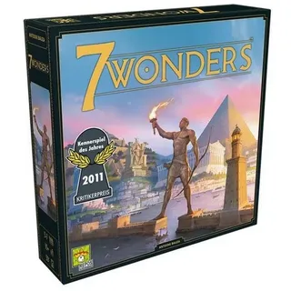 Repos Production Spiel RPOD0022 - 7 Wonders, Brettspiel, 3-7 Spieler, ab 10..., Familienspiel, Strategiespiel bunt