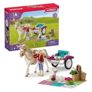 schleich Spielset HORSE CLUB 42467, ab 5 Jahre, Kutsche für Pferdeshow, 33 Teile