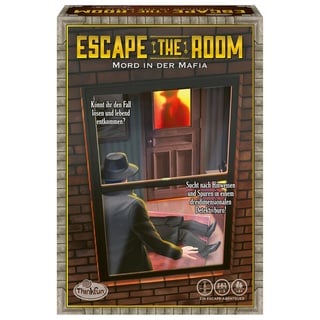 ThinkFun - 76535 - Escape the Room - Mord in der Mafia könnt ihr den Fall lösen und lebend entkommen? Ein spannendes Escape-Spiel für zuhause.