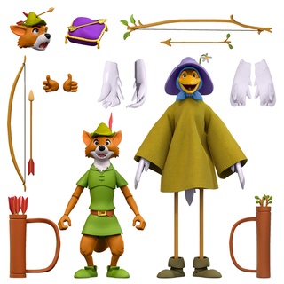 Super7 Disney Robin Hood Storch Kostüm – Ultimates! Actionfigur 17,8 cm