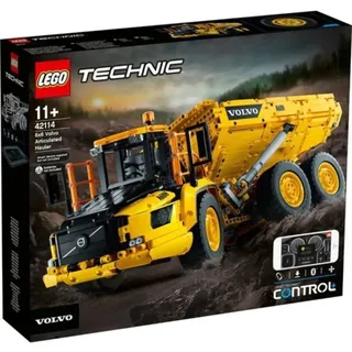 LEGO 42114 Technic Knickgelenkter Volvo-Dumper (6x6) ferngesteuertes Auto, Konstruktionsfahrzeug für Kinder und Erwachsene