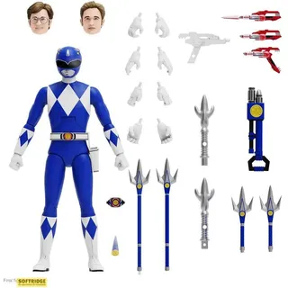 Super7 Mighty Morphin Power Rangers figurine Ultimates Blue Ranger 18 cm