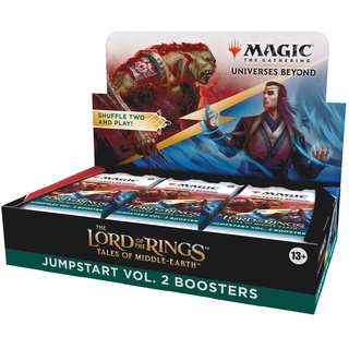 Magic: The Gathering Der Herr der Ringe: Geschichten aus Mittelerde Jumpstart Vol. 2 Booster-Display – 18 Booster (Fantasy-Kartenspiel für 2 Spieler) (Englische Version)