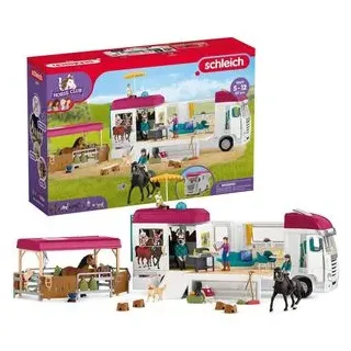 schleich Spielset HORSE CLUB 42619, ab 5 Jahre, Pferdetransporter, 227 Teile