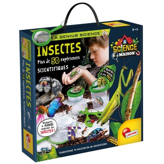 Lisciani I'm A Genius Science A La Maison Insekts Spiele für Kinder, FR97371-8-12 Anni, FR97371