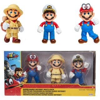 Nintendo SUPER MARIO 406534 Odyssey 3er Pack, 10 cm