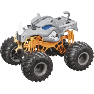 Mondo Motors 63684 Hot Wheels Monster Trucks Rhinomite, ferngesteuertes Auto für Kinder mit Licht- und Soundeffekten, 20 x 28 x 23 cm, mit Fernbedienung, Spielzeug ab 3 bis 8 Jahre, Livrea Hot Wheels