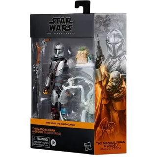 Hasbro Star Wars The Mandalorian Black Series Actionfiguren 2022 Mandalorian & Grogu (Maldo Kreis) 15 cm