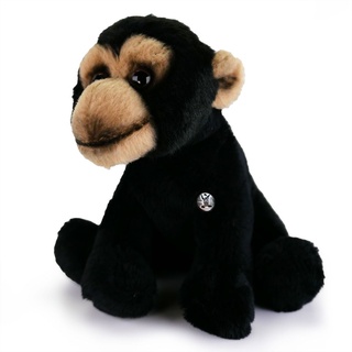 Affe Schimpanse Plüschtier Kuscheltier sitzend JAVA