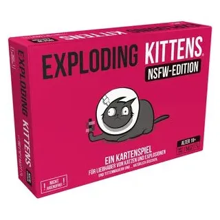 Exploding-Kittens Kartenspiel NSFW Edition, ab 18 Jahre, 2-5 Spieler