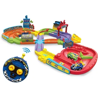 Vtech® Autorennbahn Tut Tut Baby Flitzer - RC Autorennbahn, mit Soundeffekt; inkl. RC-Flitzer und motorisierter Rennwagen bunt