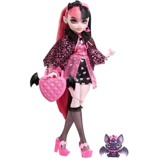 Mattel® Anziehpuppe Monster High, Draculaura mit Fledermaus bunt