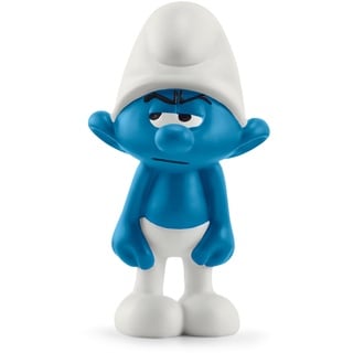 schleich 20836 Griesgram Schlumpf, für Kinder ab 3+ Jahren, The Smurfs - Pre School Smurfs Figurines, Grau