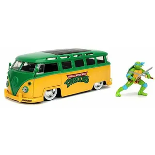 Playset Teenage Mutant Ninja Turtles Leonardo & 1962 Volkswagen Bus 2 Stücke