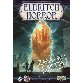 Fantasy Flight Games, Eldritch Horror – Zeichen von Carcosa, Erweiterung, Expertenspiel, Strategiespiel, 1-8 Spieler, Ab 14+ Jahren, 120+ Minuten, Deutsch