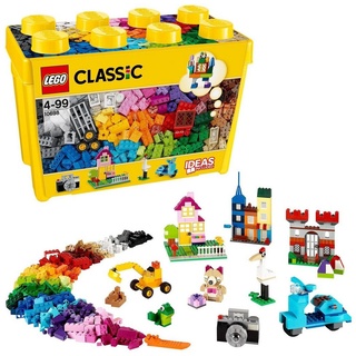 LEGO® Konstruktionsspielsteine Große Steine-Box (10698), LEGO® Classic, (790 St), Made in Europe bunt